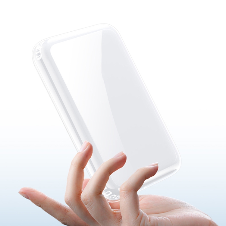 Ultra-Thin TPU+PC Shockproof Case for Magsafe Battery Pack(Transparent)