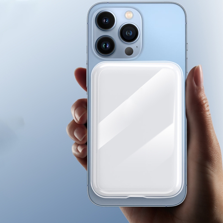 Ultra-Thin TPU+PC Shockproof Case for Magsafe Battery Pack(Transparent)