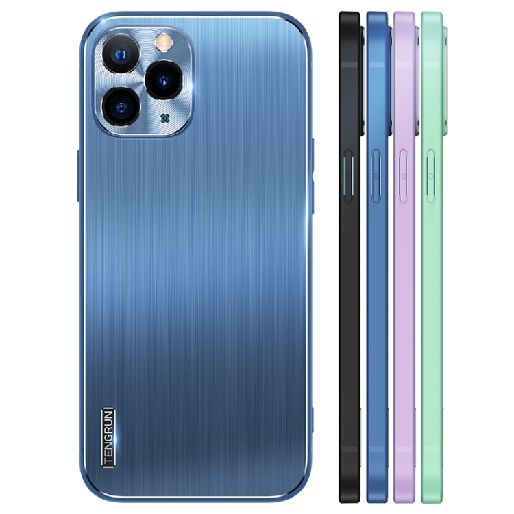 For iPhone 11 Brushed Texture Shockproof Phone Case (Light Purple) For iPhone 11 Brushed Texture Shockproof Phone Case (Light Purple)