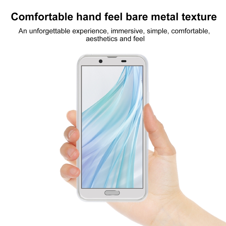 TPU Phone Case For Sharp Aquos Sense 2/SH-M08/SHV43(Transparent)