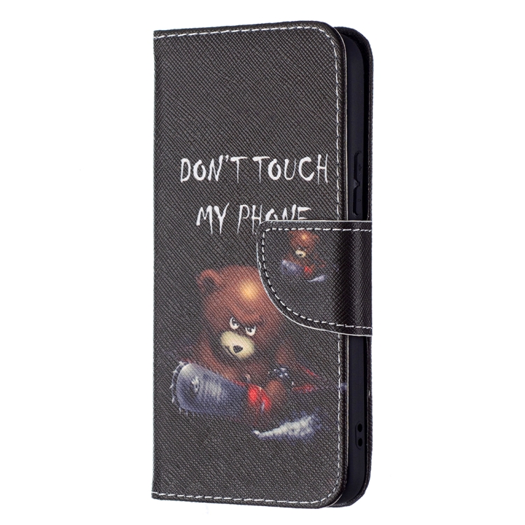 For Samsung Galaxy S22 5G Colored Drawing Pattern Horizontal Flip Phone Leather Case with Holder & Card Slots & Wallet(Bear) For Samsung Galaxy S22 5G Colored Drawing Pattern Horizontal Flip Phone Leather Case with Holder & Card Slots & Wallet(Bear)