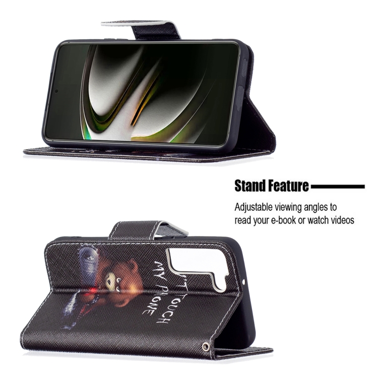 For Samsung Galaxy S22 5G Colored Drawing Pattern Horizontal Flip Phone Leather Case with Holder & Card Slots & Wallet(Bear) For Samsung Galaxy S22 5G Colored Drawing Pattern Horizontal Flip Phone Leather Case with Holder & Card Slots & Wallet(Bear)