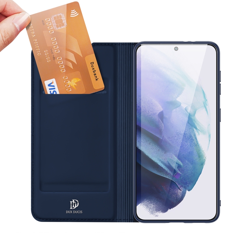 For Samsung Galaxy S22+ 5G DUX DUCIS Skin Pro Series Horizontal Flip Leather Phone Case with Holder & Card Slots(Blue) For Samsung Galaxy S22+ 5G DUX DUCIS Skin Pro Series Horizontal Flip Leather Phone Case with Holder & Card Slots(Blue)