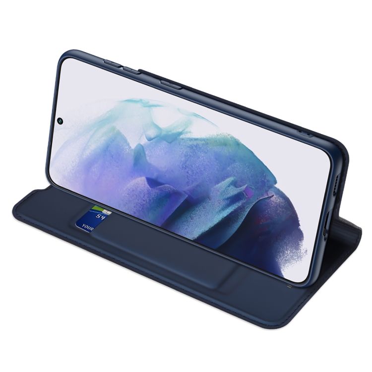 For Samsung Galaxy S22+ 5G DUX DUCIS Skin Pro Series Horizontal Flip Leather Phone Case with Holder & Card Slots(Blue) For Samsung Galaxy S22+ 5G DUX DUCIS Skin Pro Series Horizontal Flip Leather Phone Case with Holder & Card Slots(Blue)