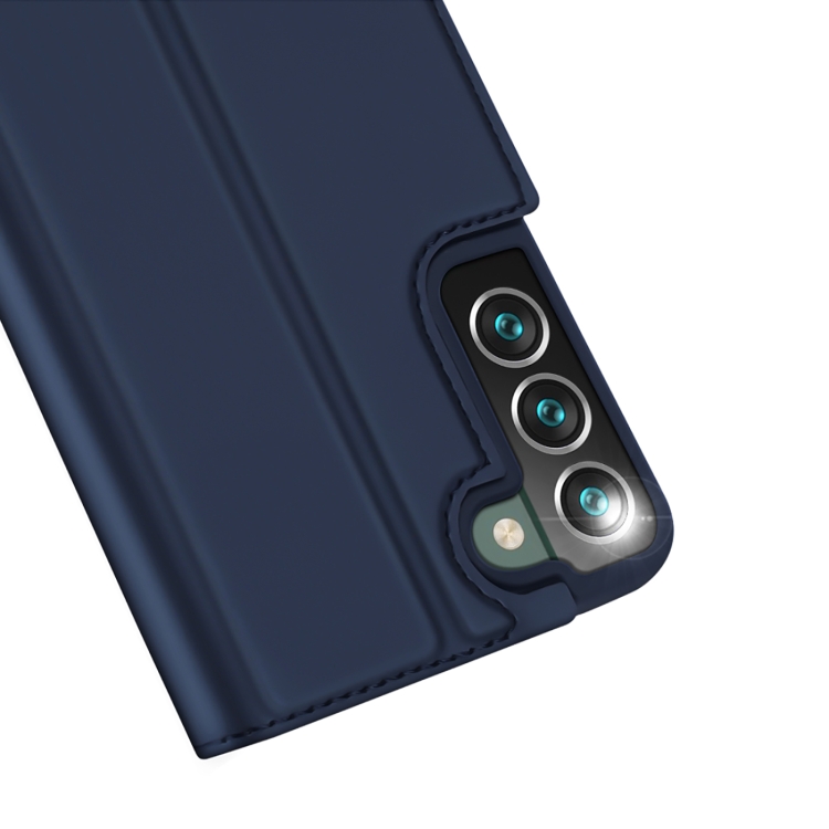 For Samsung Galaxy S22+ 5G DUX DUCIS Skin Pro Series Horizontal Flip Leather Phone Case with Holder & Card Slots(Blue) For Samsung Galaxy S22+ 5G DUX DUCIS Skin Pro Series Horizontal Flip Leather Phone Case with Holder & Card Slots(Blue)
