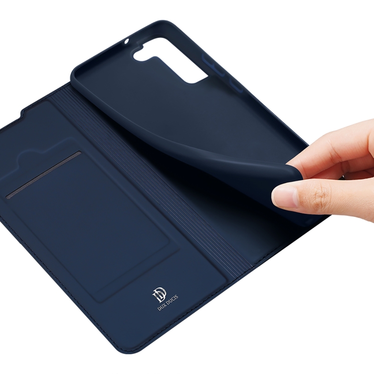 For Samsung Galaxy S22+ 5G DUX DUCIS Skin Pro Series Horizontal Flip Leather Phone Case with Holder & Card Slots(Blue) For Samsung Galaxy S22+ 5G DUX DUCIS Skin Pro Series Horizontal Flip Leather Phone Case with Holder & Card Slots(Blue)