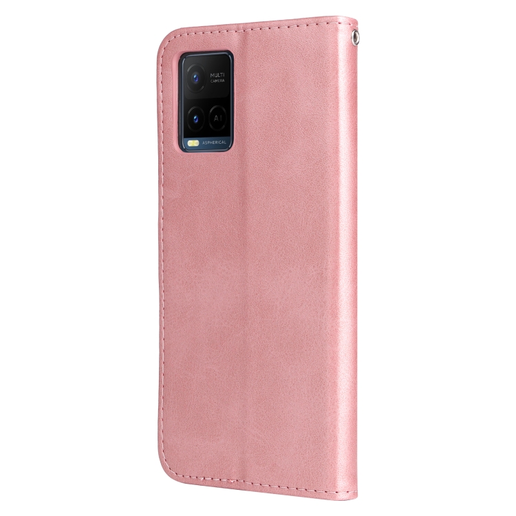 NEXCURIO Custodia a Libro Cover Portafoglio per Xiaomi 14T 5G Flip Case in Pelle Fiori Donna con Tasca Zip Porta Carte Laccio Supporto Antiurto - Rosa