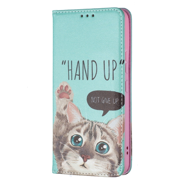 For Samsung Galaxy S22 5G Colored Drawing Pattern Invisible Magnetic Horizontal Flip Phone Leather Case with Holder & Card Slots & Wallet(Cat) For Samsung Galaxy S22 5G Colored Drawing Pattern Invisible Magnetic Horizontal Flip Phone Leather Case with Holder & Card Slots & Wallet(Cat)