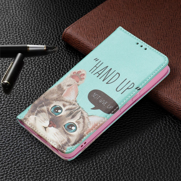 For Samsung Galaxy S22 5G Colored Drawing Pattern Invisible Magnetic Horizontal Flip Phone Leather Case with Holder & Card Slots & Wallet(Cat) For Samsung Galaxy S22 5G Colored Drawing Pattern Invisible Magnetic Horizontal Flip Phone Leather Case with Holder & Card Slots & Wallet(Cat)