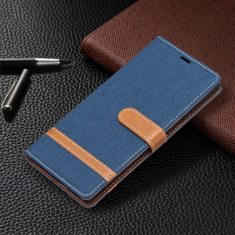 For Samsung Galaxy S22 Ultra 5G Color Matching Denim Texture Leather Case with Holder & Card Slots & Wallet & Lanyard(Dark Blue) For Samsung Galaxy S22 Ultra 5G Color Matching Denim Texture Leather Case with Holder & Card Slots & Wallet & Lanyard(Dark Blue)