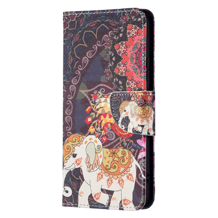 For Samsung Galaxy S22+ 5G Colored Drawing Pattern Horizontal Flip Phone Leather Case with Holder & Card Slots & Wallet(Flowers Elephant) For Samsung Galaxy S22+ 5G Colored Drawing Pattern Horizontal Flip Phone Leather Case with Holder & Card Slots & Wallet(Flowers Elephant)