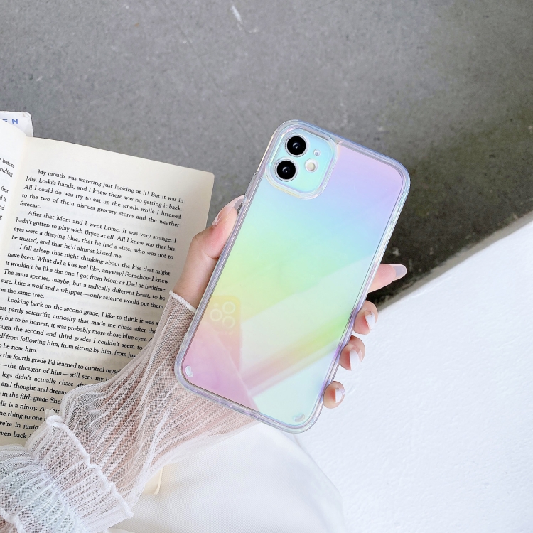 For iPhone 11 Pro 2 in 1 TPU + PC Colorful Plating Phone Case 