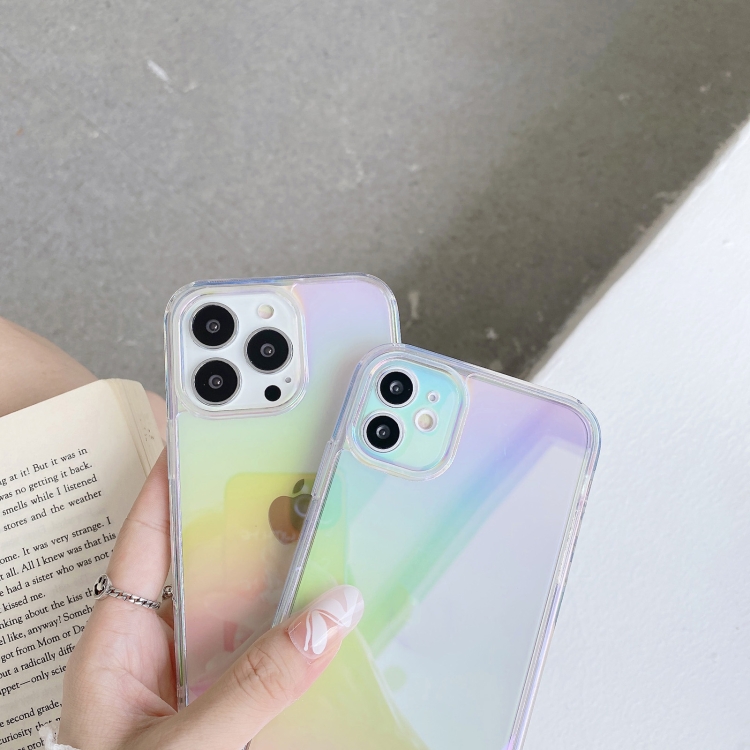 For iPhone 11 Pro 2 in 1 TPU + PC Colorful Plating Phone Case 