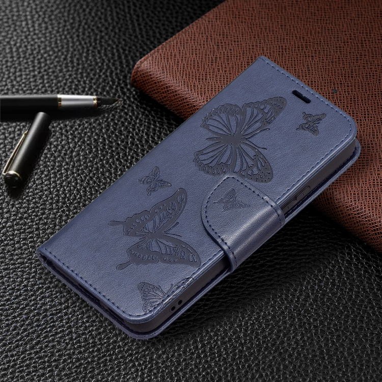For Samsung Galaxy S22 5G Embossing Two Butterflies Pattern Leather Phone Case with Holder & Card Slot & Wallet & Lanyard(Blue) For Samsung Galaxy S22 5G Embossing Two Butterflies Pattern Leather Phone Case with Holder & Card Slot & Wallet & Lanyard(Blue)