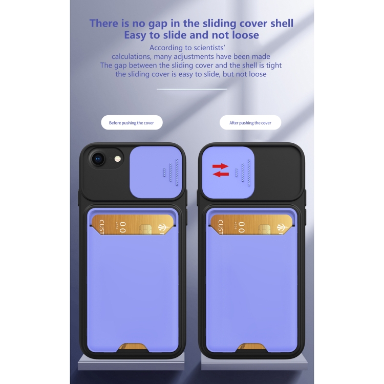 Sliding Camera Cover Design TPU + PC Shockproof Phone Case with Card Slot For iPhone 6(Dark Night Green) Sliding Camera Cover Design TPU + PC Shockproof Phone Case with Card Slot For iPhone 6(Dark Night Green)