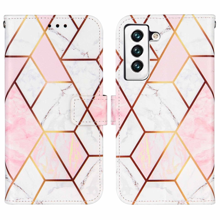 For Samsung Galaxy S22 Ultra 5G Marble Stitching Horizontal Flip Leather Phone Case with Holder & Card Slots & Wallet & Lanyard(Pink White) For Samsung Galaxy S22 Ultra 5G Marble Stitching Horizontal Flip Leather Phone Case with Holder & Card Slots & Wallet & Lanyard(Pink White)