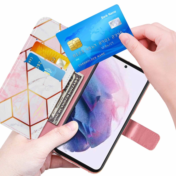 For Samsung Galaxy S22 Ultra 5G Marble Stitching Horizontal Flip Leather Phone Case with Holder & Card Slots & Wallet & Lanyard(Pink White) For Samsung Galaxy S22 Ultra 5G Marble Stitching Horizontal Flip Leather Phone Case with Holder & Card Slots & Wallet & Lanyard(Pink White)