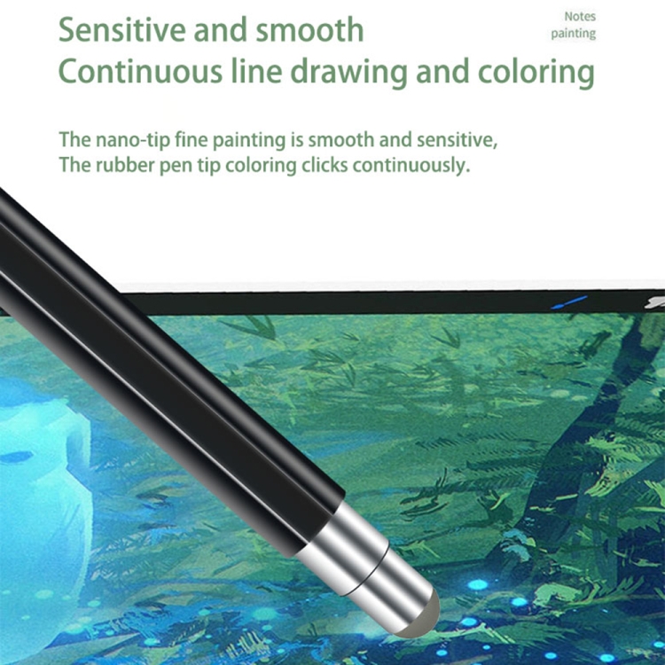 JB04 universal magnético nano pluma punta lápiz lápiz para teléfonos móviles y tabletas (oro rosa) - B2