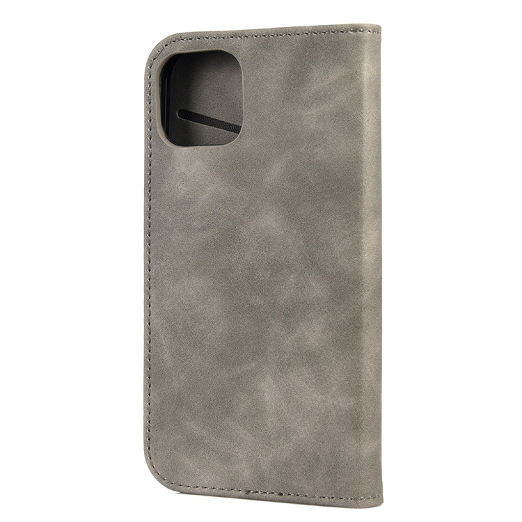 Skin Feel Splicing Leather Phone Case For iPhone 11 Pro(Grey) Skin Feel Splicing Leather Phone Case For iPhone 11 Pro(Grey)