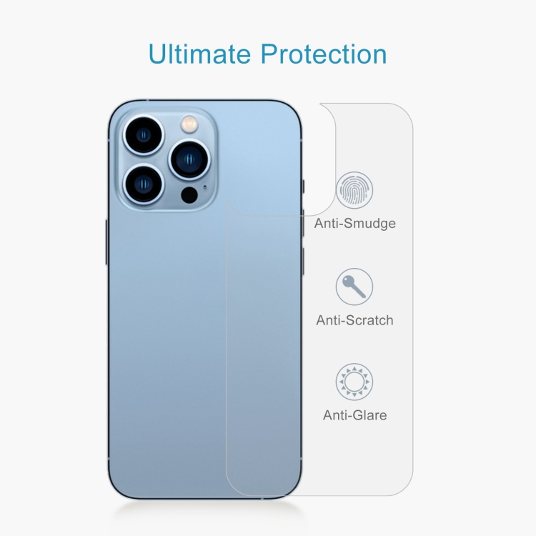 For iPhone 13 Pro Max 0.26mm 9H 2.5D Tempered Glass Back Film For iPhone 13 Pro Max 0.26mm 9H 2.5D Tempered Glass Back Film