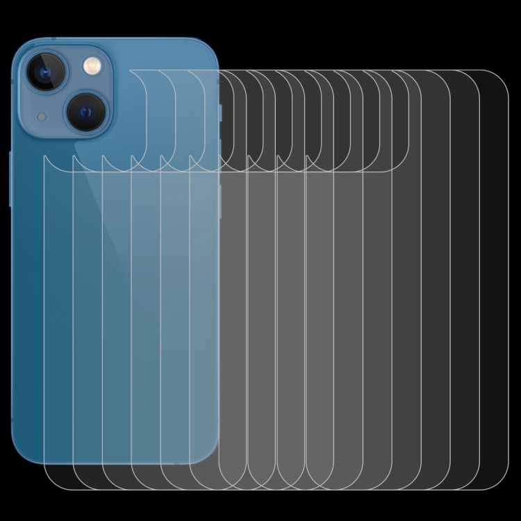 For iPhone 13 50pcs 0.26mm 9H 2.5D Tempered Glass Back Film For iPhone 13 50pcs 0.26mm 9H 2.5D Tempered Glass Back Film