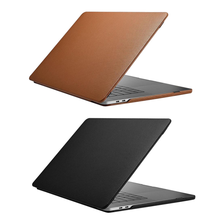 ICARER Top Layer Cowhide Leather Ultra-thin Anti-fall Laptop Case For MacBook Pro 13.3 inch A1989 / A1706 / A2251 / A2289 / A2338(Black) ICARER Top Layer Cowhide Leather Ultra-thin Anti-fall Laptop Case For MacBook Pro 13.3 inch A1989 / A1706 / A2251 / A2289 / A2338(Black)