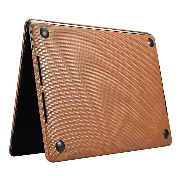ICARER Top Layer Cowhide Leather Ultra-thin Anti-fall Laptop Case For MacBook Pro 13.3 inch A1989 / A1706 / A2251 / A2289 / A2338(Black) ICARER Top Layer Cowhide Leather Ultra-thin Anti-fall Laptop Case For MacBook Pro 13.3 inch A1989 / A1706 / A2251 / A2289 / A2338(Black)