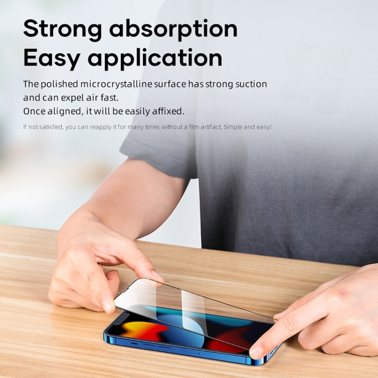 For iPhone 13 2pcs ROCK 0.33mm HD Boundless Tempered Glass Film For iPhone 13 2pcs ROCK 0.33mm HD Boundless Tempered Glass Film