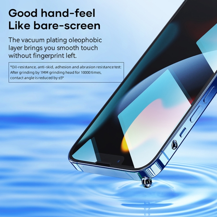 For iPhone 13 Pro Max 2pcs ROCK 0.33mm HD Boundless Tempered Glass Film For iPhone 13 Pro Max 2pcs ROCK 0.33mm HD Boundless Tempered Glass Film