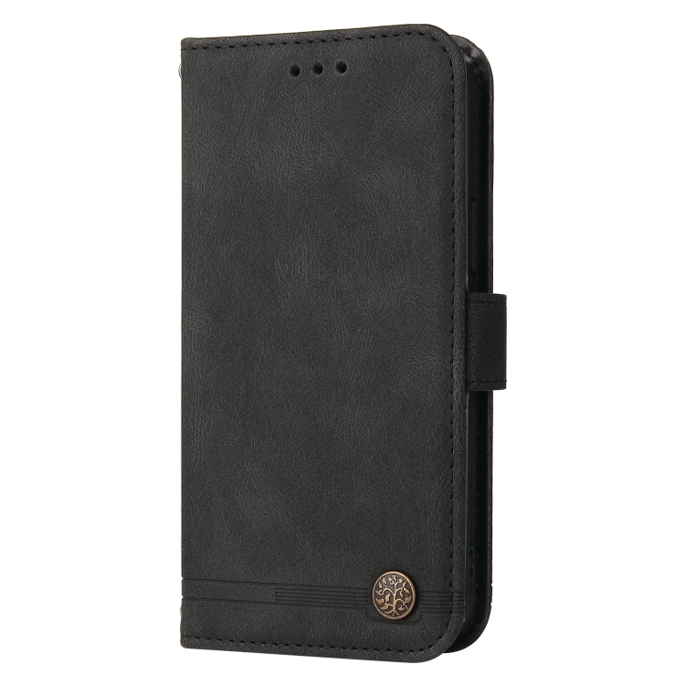 For Samsung Galaxy S22 Ultra Skin Feel Life Tree Metal Button Horizontal Flip Leather Phone Case(Black) For Samsung Galaxy S22 Ultra Skin Feel Life Tree Metal Button Horizontal Flip Leather Phone Case(Black)