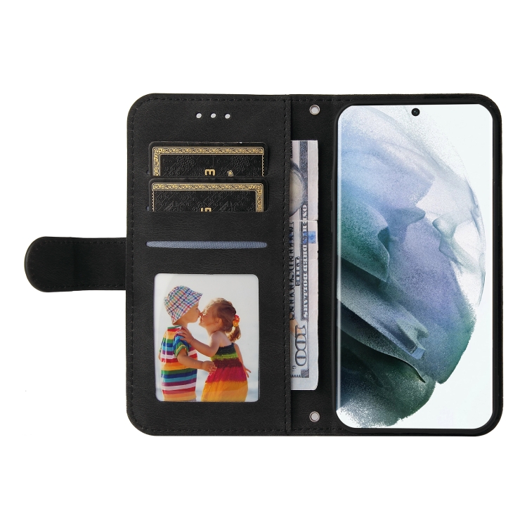 For Samsung Galaxy S22 Ultra Skin Feel Life Tree Metal Button Horizontal Flip Leather Phone Case(Black) For Samsung Galaxy S22 Ultra Skin Feel Life Tree Metal Button Horizontal Flip Leather Phone Case(Black)