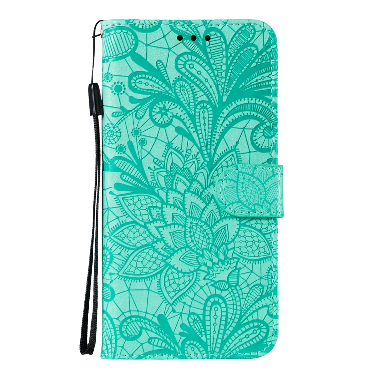 For Samsung Galaxy S22 5G Lace Flower Leather Phone Case with Holder & Card Slots & Wallet & Photo Frame(Green) For Samsung Galaxy S22 5G Lace Flower Leather Phone Case with Holder & Card Slots & Wallet & Photo Frame(Green)