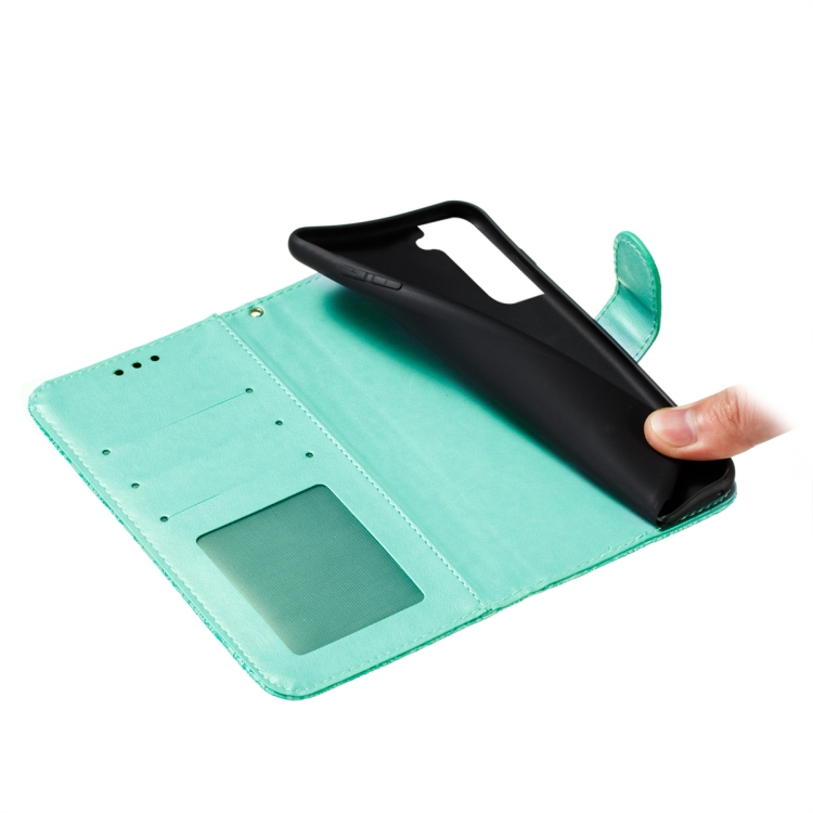 For Samsung Galaxy S22 5G Lace Flower Leather Phone Case with Holder & Card Slots & Wallet & Photo Frame(Green) For Samsung Galaxy S22 5G Lace Flower Leather Phone Case with Holder & Card Slots & Wallet & Photo Frame(Green)