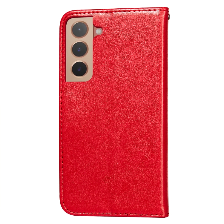 For Samsung Galaxy S22+ 5G Solid Color Leather Phone Case with Holder & Card Slots & Wallet & Lanyard(Red) For Samsung Galaxy S22+ 5G Solid Color Leather Phone Case with Holder & Card Slots & Wallet & Lanyard(Red)