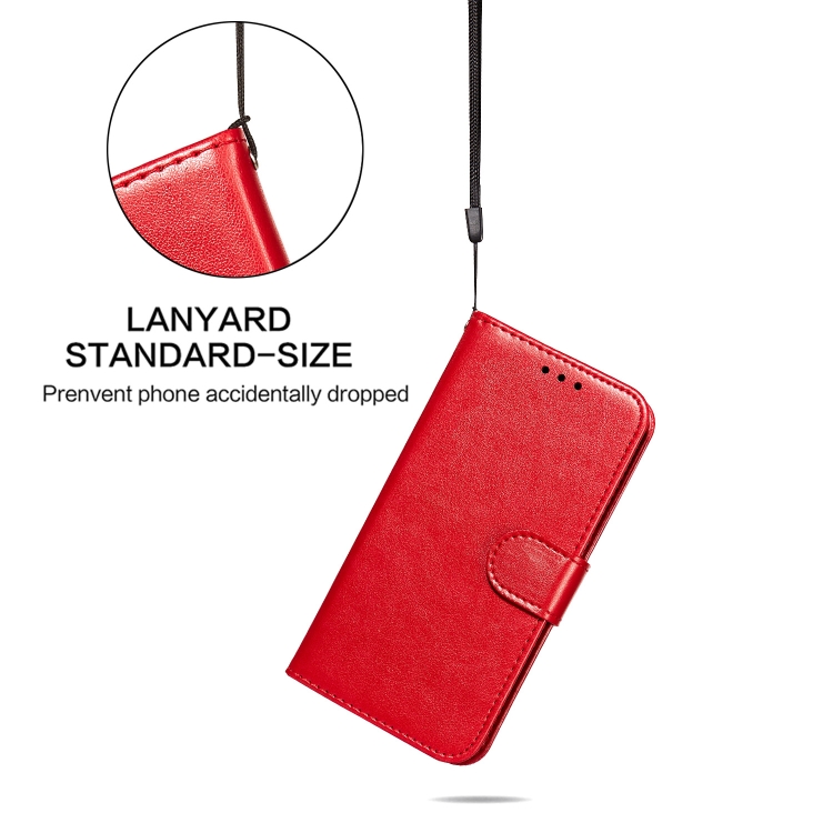 For Samsung Galaxy S22+ 5G Solid Color Leather Phone Case with Holder & Card Slots & Wallet & Lanyard(Red) For Samsung Galaxy S22+ 5G Solid Color Leather Phone Case with Holder & Card Slots & Wallet & Lanyard(Red)