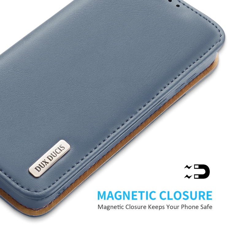 For Samsung Galaxy S22 Ultra 5G DUX DUCIS Hivo Series Cowhide Texture Leather Phone Case(Light Blue) For Samsung Galaxy S22 Ultra 5G DUX DUCIS Hivo Series Cowhide Texture Leather Phone Case(Light Blue)