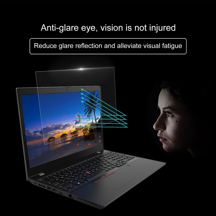 Laptop Screen HD Tempered Glass Protective Film For ThinkPad E15 15.6 inch - 5