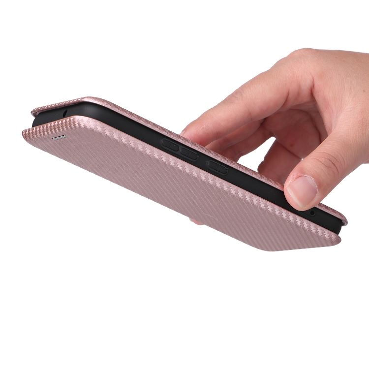 For Samsung Galaxy S22 Carbon Fiber Texture Horizontal Flip Leather Phone Case(Pink) For Samsung Galaxy S22 Carbon Fiber Texture Horizontal Flip Leather Phone Case(Pink)