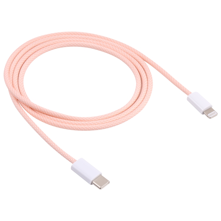 SDC-20W PD USB-C / Type-C Travel Charger + 1m 20W USB-C / Type-C to 8 Pin Data Cable Set, US Plug(Pink) - 2