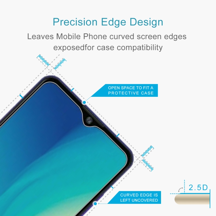 0.26mm 9H 2.5D Tempered Glass Film For ZTE Blade A7s 2020 - 2
