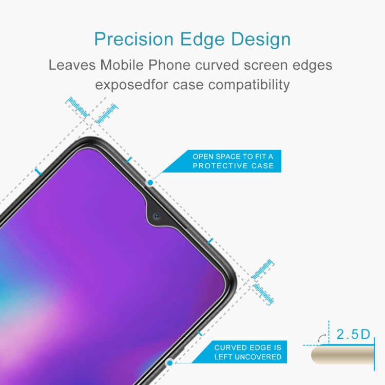 0.26mm 9H 2.5D Tempered Glass Film For TCL L10 Pro - 2