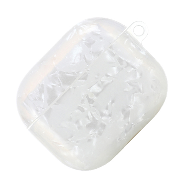 Cameo Shell Texture Earphone Protective Case For AirPods 3(White) - 2