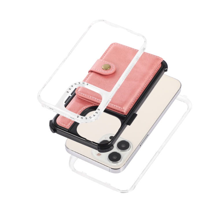 For iPhone 13 mini Wallet Card Shockproof Phone Case (Red) For iPhone 13 mini Wallet Card Shockproof Phone Case (Red)