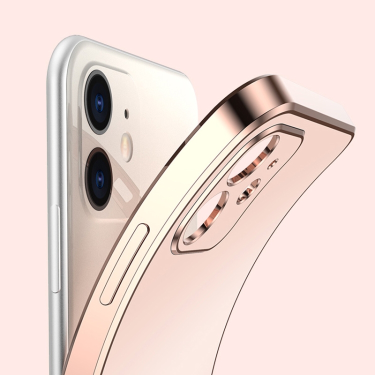 Electroplated Frosted TPU Ring Holder Phone Case For iPhone 11 Pro(Light Pink) - 2