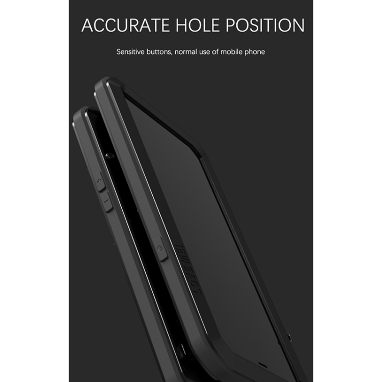 LOVE MEI Metal Shockproof Waterproof Dustproof Protective Phone Case For iPhone 13 Pro(Silver) - 4