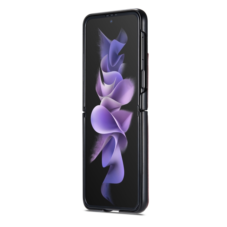 For Samsung Galaxy Z Flip3 5G CaseMe 003 Crazy Horse Texture Horizontal Flip Leather Phone Case(Coffee) - 2
