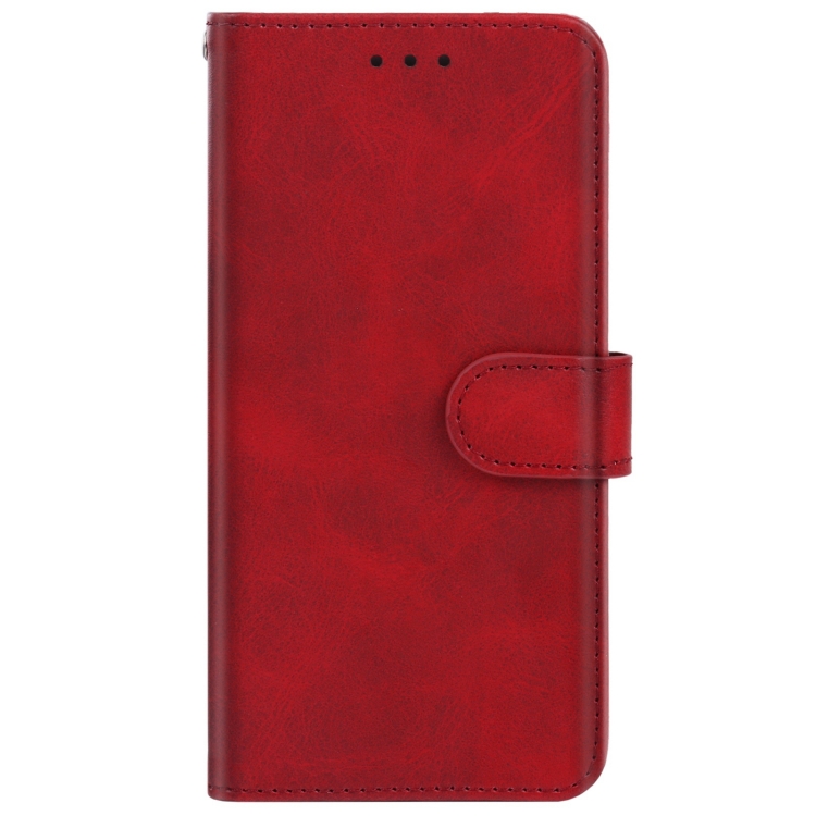 Leather Phone Case For Cubot R19(Red) - 1