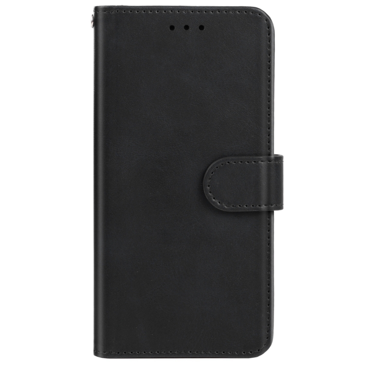 Leather Phone Case For DOOGEE N30(Black) - 1