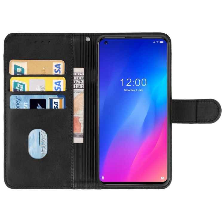 Leather Phone Case For DOOGEE N30(Black) - 2