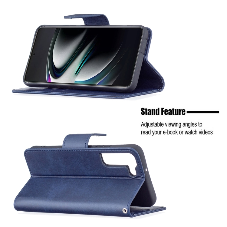For Samsung Galaxy S22+ 5G Retro Lambskin Texture Pure Color Horizontal Flip Leather Phone Case with Holder & Card Slots & Wallet & Lanyard(Blue) For Samsung Galaxy S22+ 5G Retro Lambskin Texture Pure Color Horizontal Flip Leather Phone Case with Holder & Card Slots & Wallet & Lanyard(Blue)